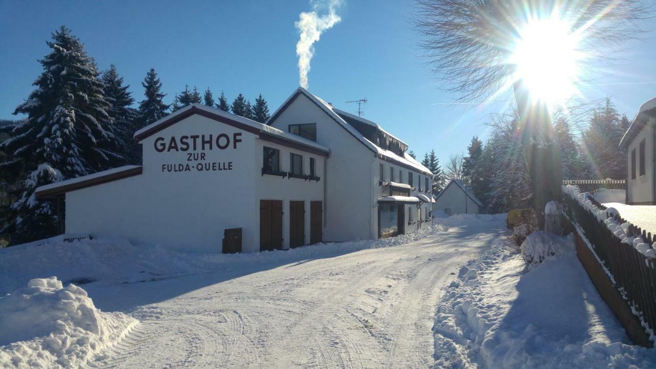 Hotel Berghof Wasserkuppe & Gaestehaus Fuldaquelle Gersfeld Buitenkant foto